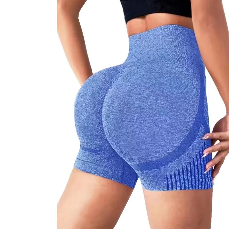 Women's Yoga Shorts High - Waist Fitness Shorts Fitness Yoga Lifting Buttocks Fitness Women's Yoga Fitness Running Shorts Sportswe - Clothesfassion.store