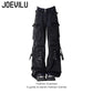 Y2K Black Cargo Pants for Women Straight Leg Jean Edgy Style Pocket Trousers Streetwear 2000s Aesthetic Grunge Pants Pantalones - Clothesfassion.store