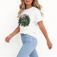Y2k Featuring A Skeleton Plant Design Print T-Shirt for Woman 90s GraphicTops Tshirt Women's Casual Short Sleeve T Shirt Clothes - Clothesfassion.store