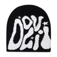 Y2K Letter Knitted Winter Autumn Beanie Cap Men Women Kanye Beanies Gorras Hombre Top Warm Skiing Hat Ear Hats Hip Hop Skullcap - Clothesfassion.store