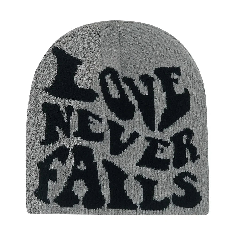 Y2K Letter Knitted Winter Autumn Beanie Cap Men Women Kanye Beanies Gorras Hombre Top Warm Skiing Hat Ear Hats Hip Hop Skullcap - Clothesfassion.store