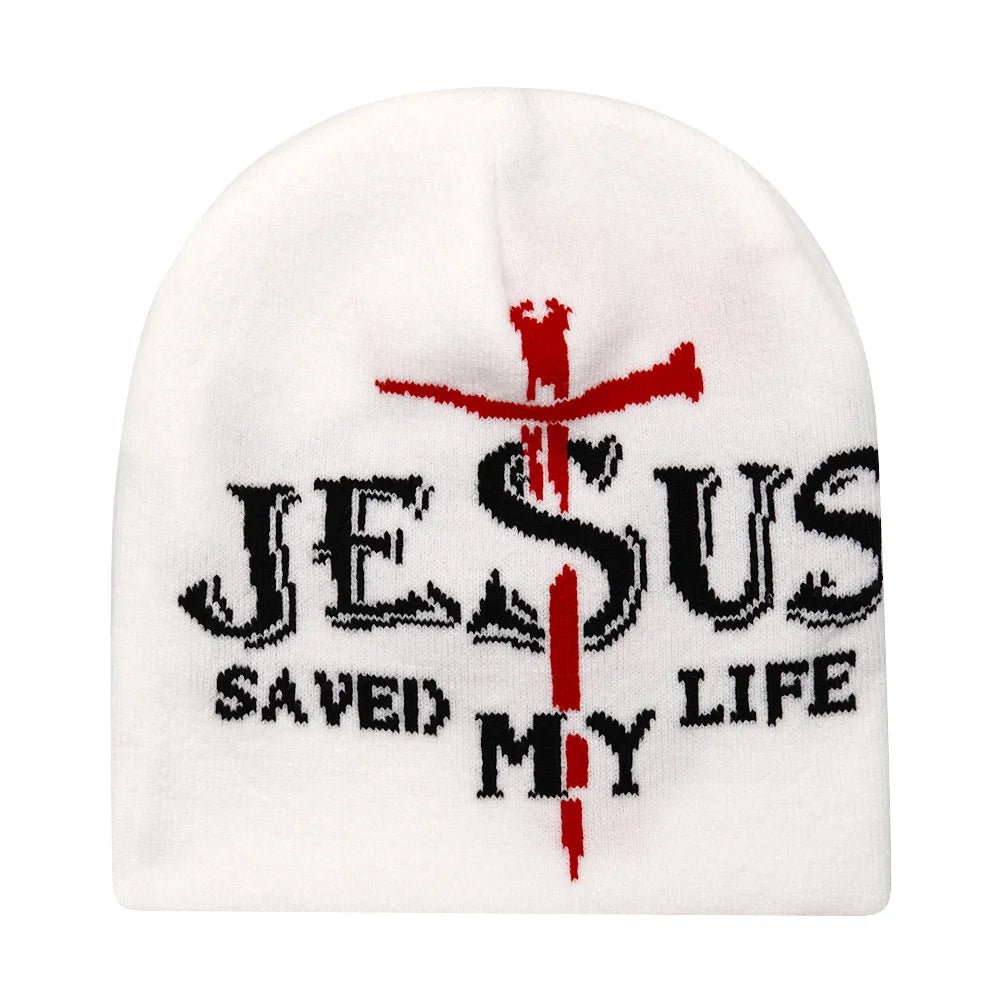 Y2K Letter Knitted Winter Autumn Beanie Cap Men Women Kanye Beanies Gorras Hombre Top Warm Skiing Hat Ear Hats Hip Hop Skullcap - Clothesfassion.store