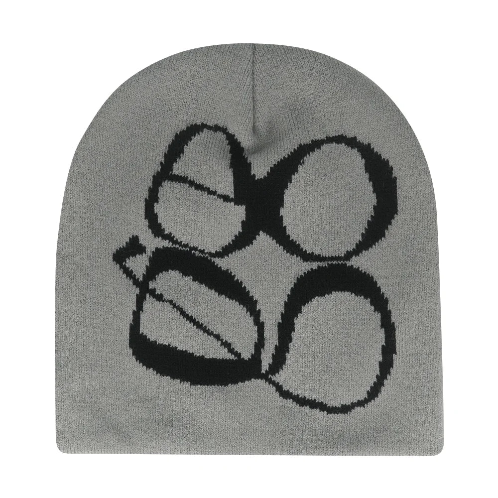 Y2K Letter Knitted Winter Autumn Beanie Cap Men Women Kanye Beanies Gorras Hombre Top Warm Skiing Hat Ear Hats Hip Hop Skullcap - Clothesfassion.store