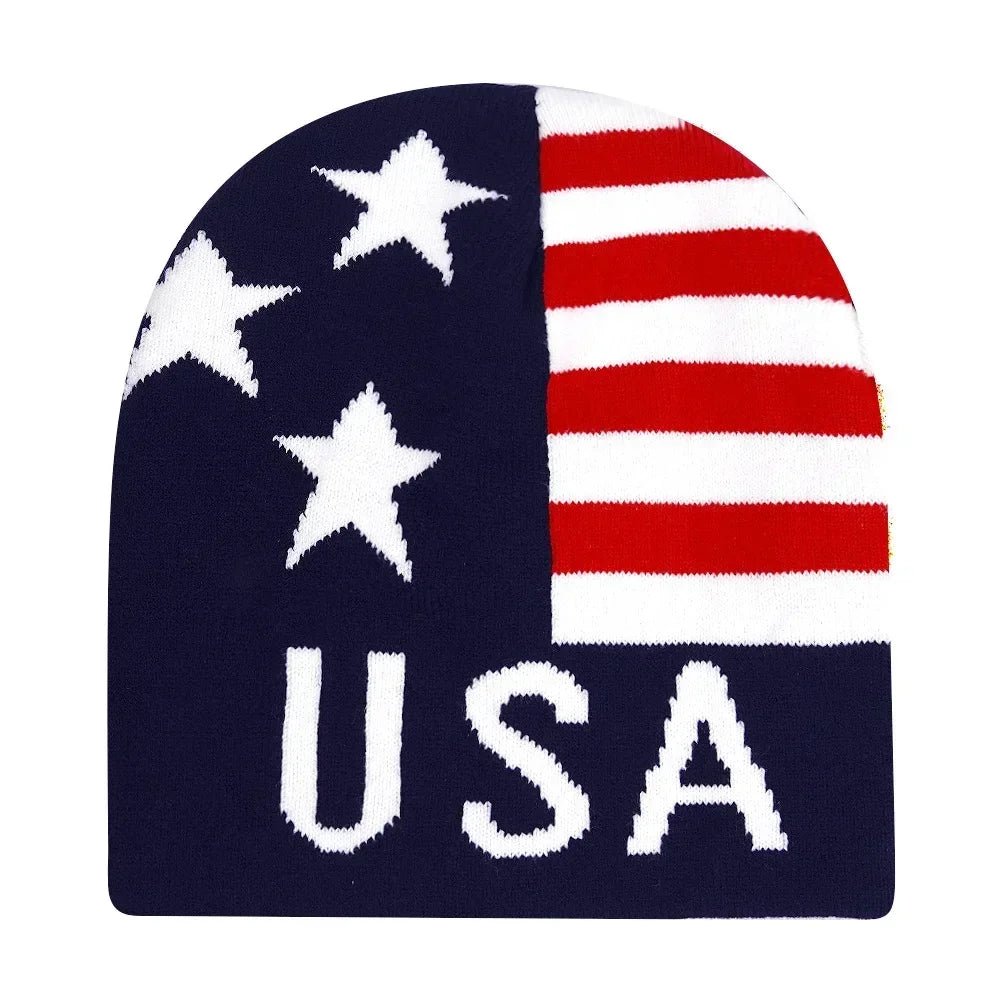 Y2K Letter Knitted Winter Autumn Beanie Cap Men Women Kanye Beanies Gorras Hombre Top Warm Skiing Hat Ear Hats Hip Hop Skullcap - Clothesfassion.store