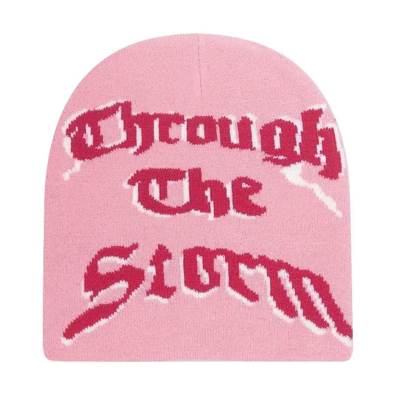 Y2K Letter Knitted Winter Autumn Beanie Cap Men Women Kanye Beanies Gorras Hombre Top Warm Skiing Hat Ear Hats Hip Hop Skullcap - Clothesfassion.store