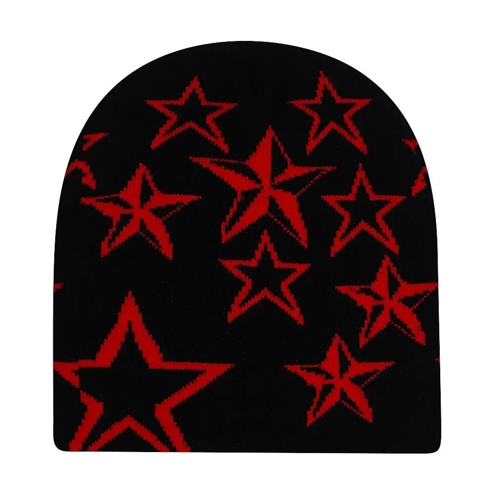 Y2K Letter Knitted Winter Autumn Beanie Cap Men Women Kanye Beanies Gorras Hombre Top Warm Skiing Hat Ear Hats Hip Hop Skullcap - Clothesfassion.store