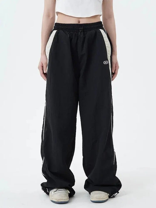 Y2K Pants Women Vintage Street Distressed Wash Women Clothing Casual Wide Leg High WaistedWoman Pants - Clothesfassion.store