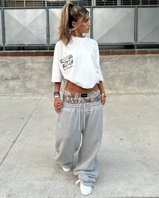 Y2K retro Korean version new sports pants 2026 new fitness wear dance sportswear casual spot high quality trousers fabric - Clothesfassion.store