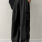 Y2K Style Wide Leg Cargo Pants for Women Lightweight Fabric Multi - Pocket Design Elastic Waist Casual Daily Trousers - Clothesfassion.store
