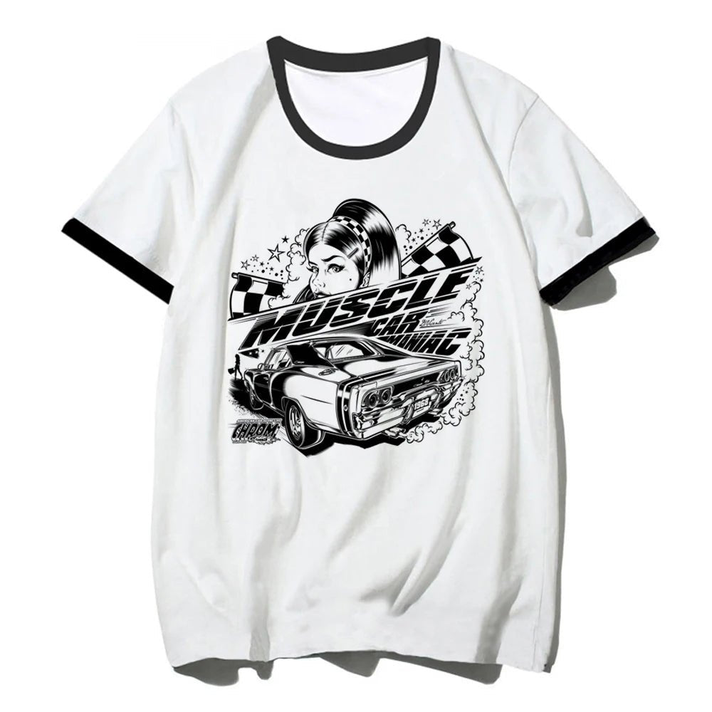 Y2k Tops top women funny Y2K Japanese Tee girl y2k clothing - Clothesfassion.store