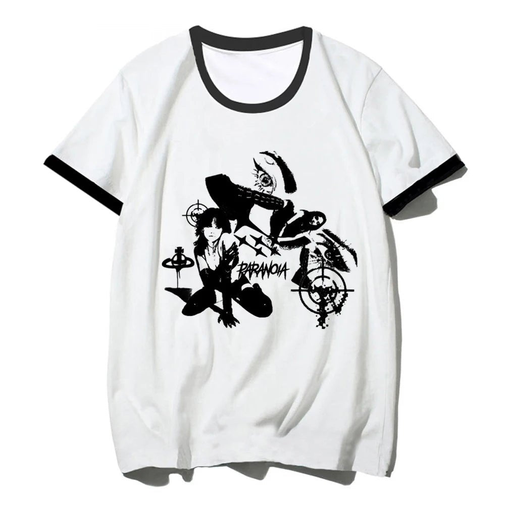 Y2k Tops top women funny Y2K Japanese Tee girl y2k clothing - Clothesfassion.store