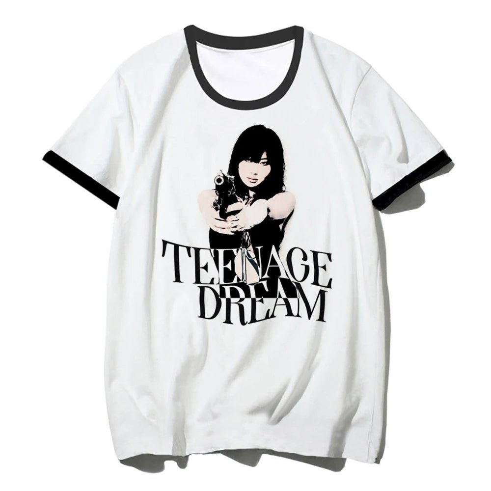 Y2k Tops top women funny Y2K Japanese Tee girl y2k clothing - Clothesfassion.store