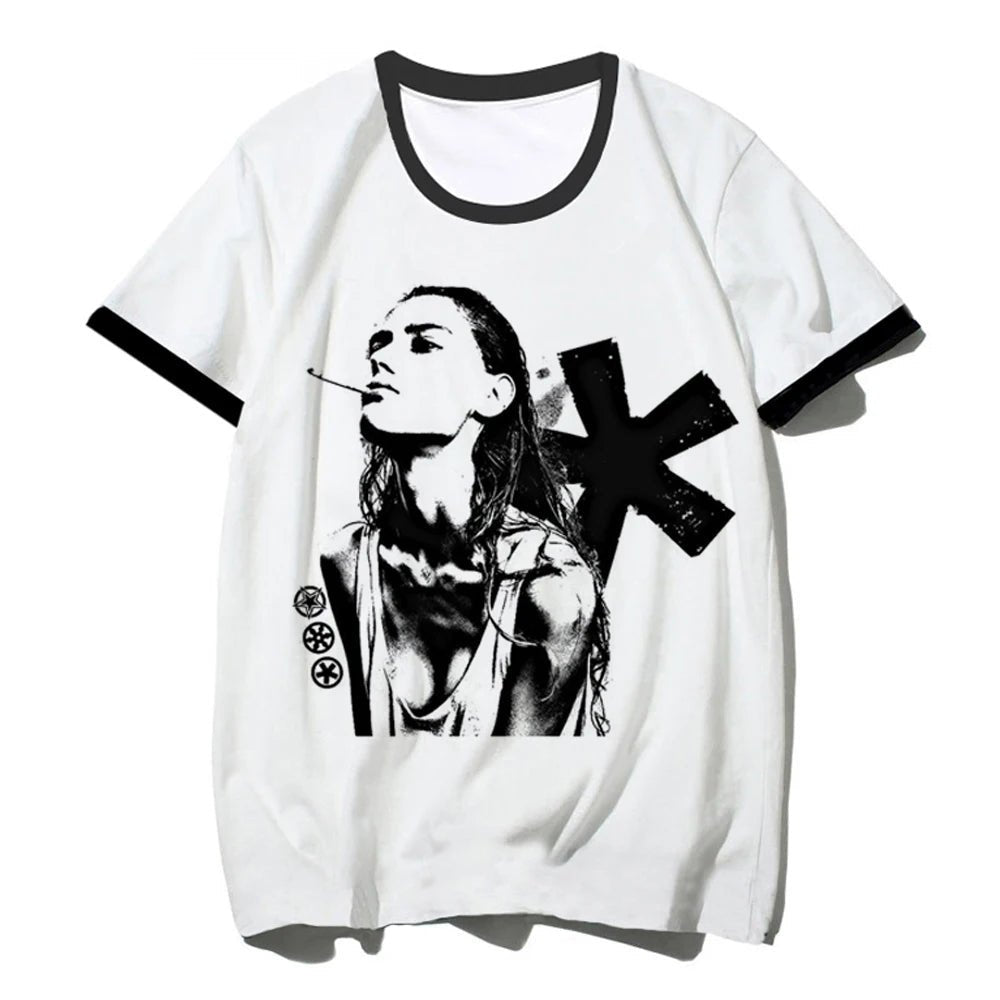 Y2k Tops top women funny Y2K Japanese Tee girl y2k clothing - Clothesfassion.store