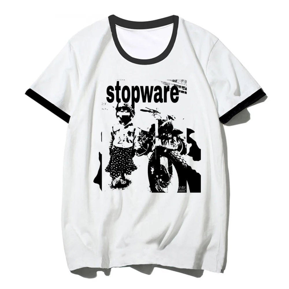 Y2k Tops top women funny Y2K Japanese Tee girl y2k clothing - Clothesfassion.store