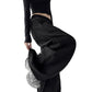 Y2k Women's Pants Fashion Printed Sweatpants Casual Elastic Drawstring Wide Leg Clothes Ladies' Black Loose Elegant Trousers - Clothesfassion.store