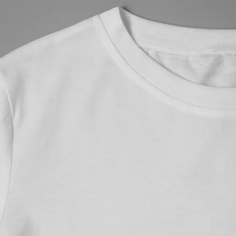 Y2K Women's T-shirt Hip Hop Rock Fashion Aesthetic Stylish Solid Color Print Daily Work Casual Round Neck Basic Women's Tops Y2K - Clothesfassion.store
