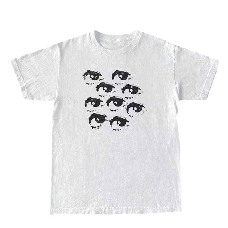 Y2K Women's T-shirts, Streetwear, Retro, Cute, Fashionable.graphic T Shirts Aesthetic Clothes Summer Streetwear Personality Y2K - Clothesfassion.store