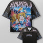 YA Trendy Brand oversized t-shirt Street leisure quick drying Breathable Large Mesh shirt animation graphic tee Short Sleeve top - Clothesfassion.store