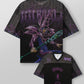 YA Trendy Brand oversized t-shirt Street leisure quick drying Breathable Large Mesh shirt animation graphic tee Short Sleeve top - Clothesfassion.store