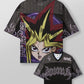 YA Trendy Brand oversized t-shirt Street leisure quick drying Breathable Large Mesh shirt animation graphic tee Short Sleeve top - Clothesfassion.store