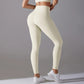 Yoga Leggings For Women High Waist Women Fitness Leggings Soft Breathable Sports Tights Leggings Gym Elastic Running Cycling Pan - Clothesfassion.store