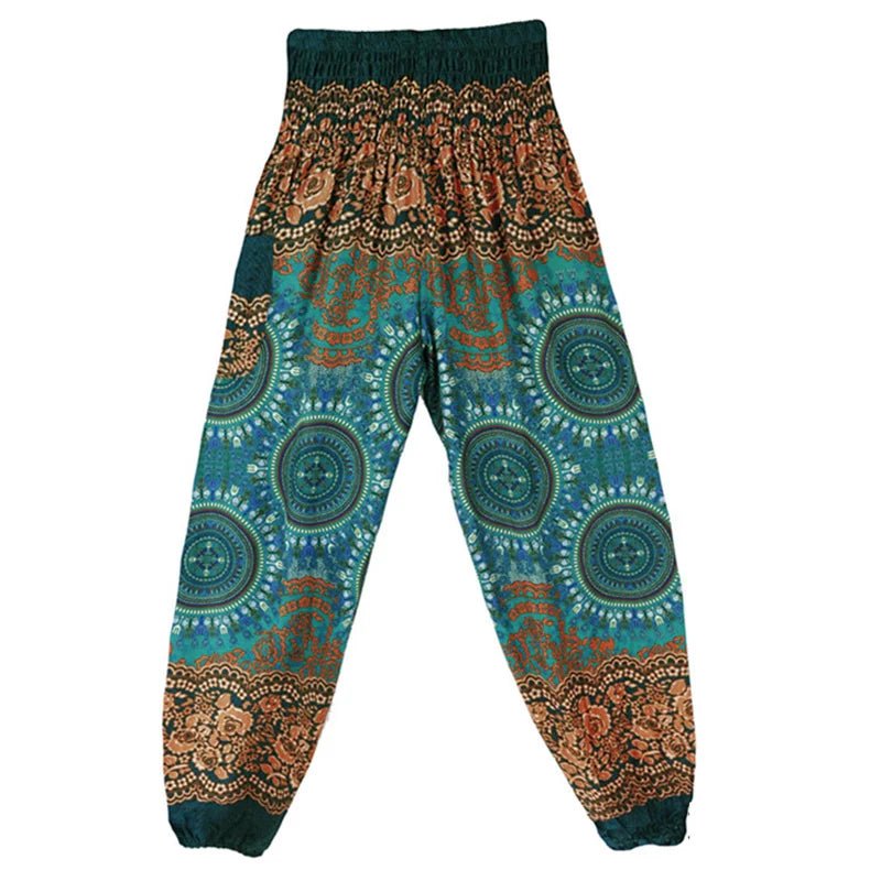 Yoga Pants Women Hippie Harem Printed Leggings Boho High Waisted Pantalone De Mujer Cintura Alta Calca Feminina Beach - Clothesfassion.store