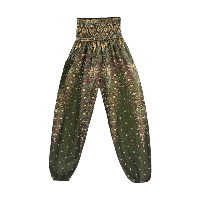 Yoga Pants Women Hippie Harem Printed Leggings Boho High Waisted Pantalone De Mujer Cintura Alta Calca Feminina Beach - Clothesfassion.store