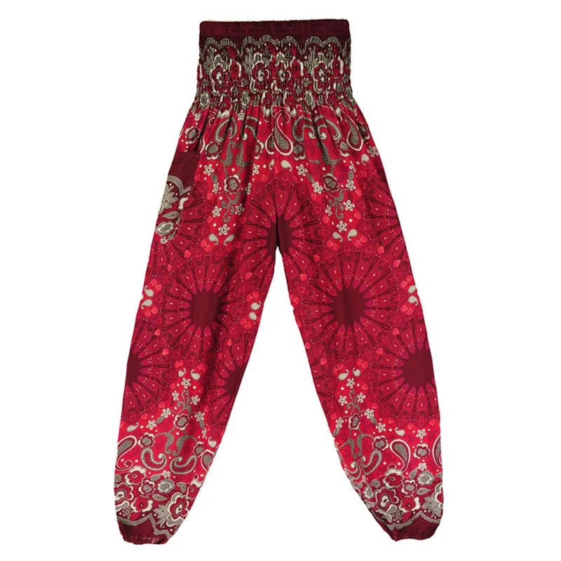 Yoga Pants Women Hippie Harem Printed Leggings Boho High Waisted Pantalone De Mujer Cintura Alta Calca Feminina Beach - Clothesfassion.store