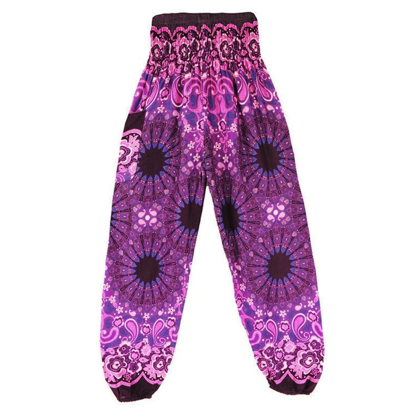 Yoga Pants Women Hippie Harem Printed Leggings Boho High Waisted Pantalone De Mujer Cintura Alta Calca Feminina Beach - Clothesfassion.store
