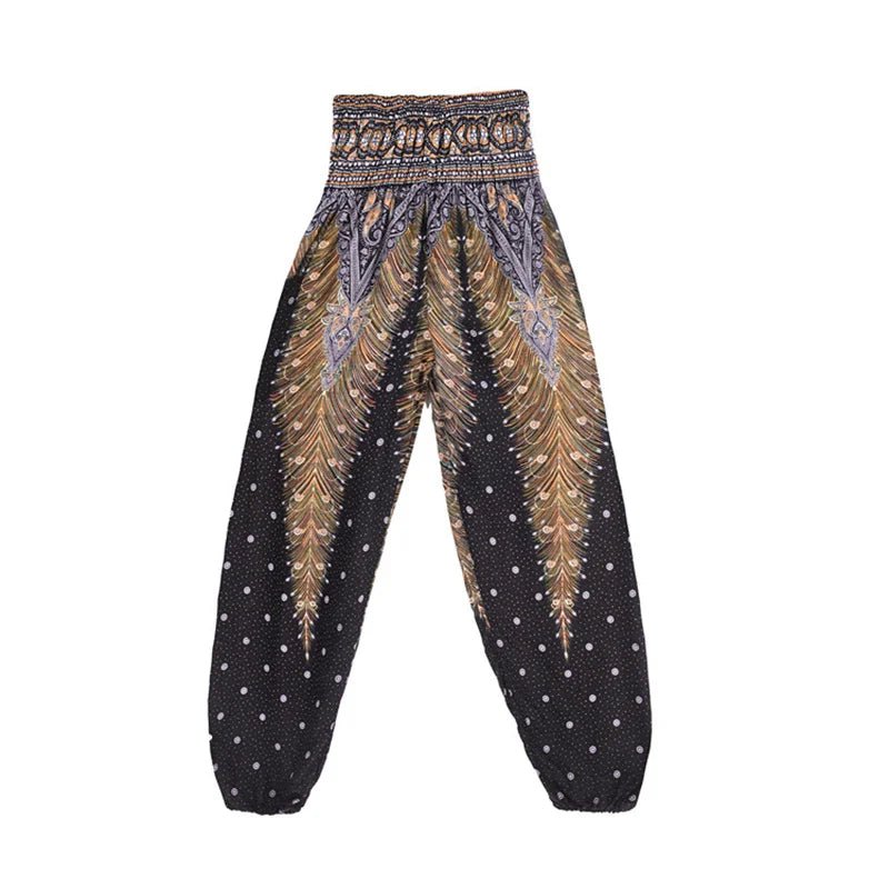 Yoga Pants Women Hippie Harem Printed Leggings Boho High Waisted Pantalone De Mujer Cintura Alta Calca Feminina Beach - Clothesfassion.store