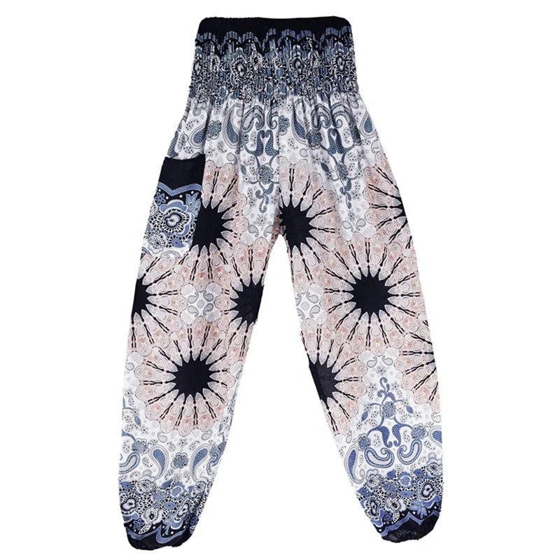 Yoga Pants Women Hippie Harem Printed Leggings Boho High Waisted Pantalone De Mujer Cintura Alta Calca Feminina Beach - Clothesfassion.store