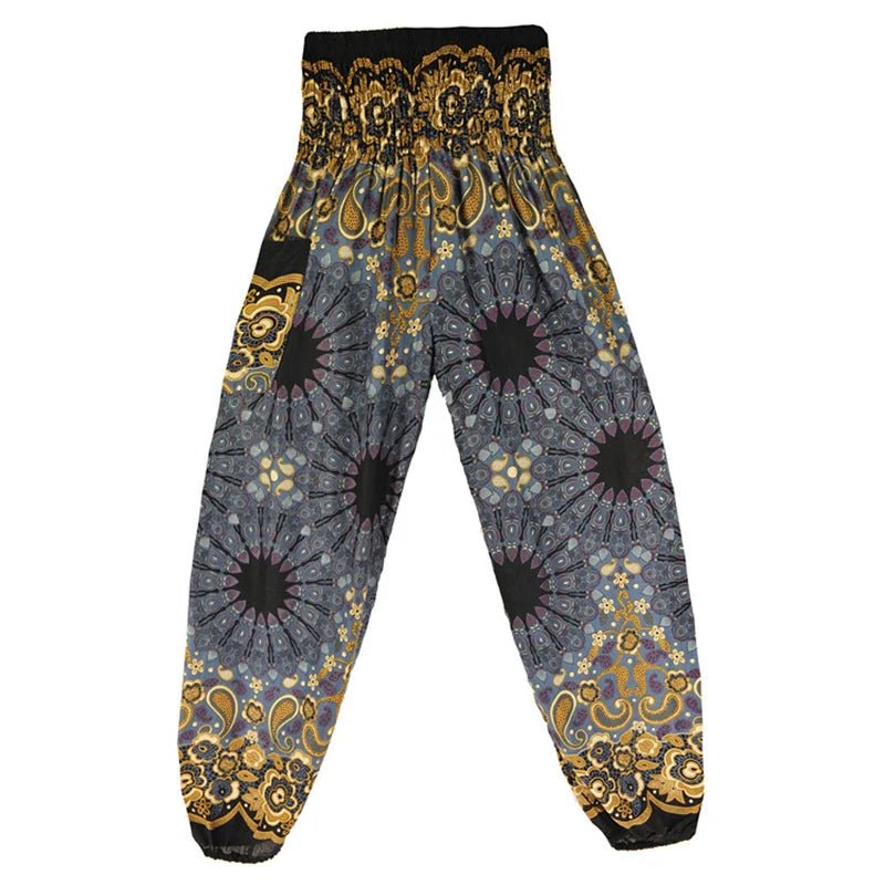 Yoga Pants Women Hippie Harem Printed Leggings Boho High Waisted Pantalone De Mujer Cintura Alta Calca Feminina Beach - Clothesfassion.store