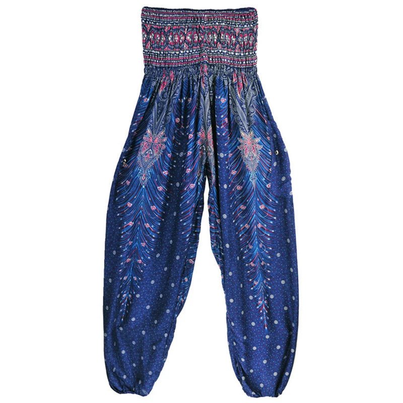 Yoga Pants Women Hippie Harem Printed Leggings Boho High Waisted Pantalone De Mujer Cintura Alta Calca Feminina Beach - Clothesfassion.store