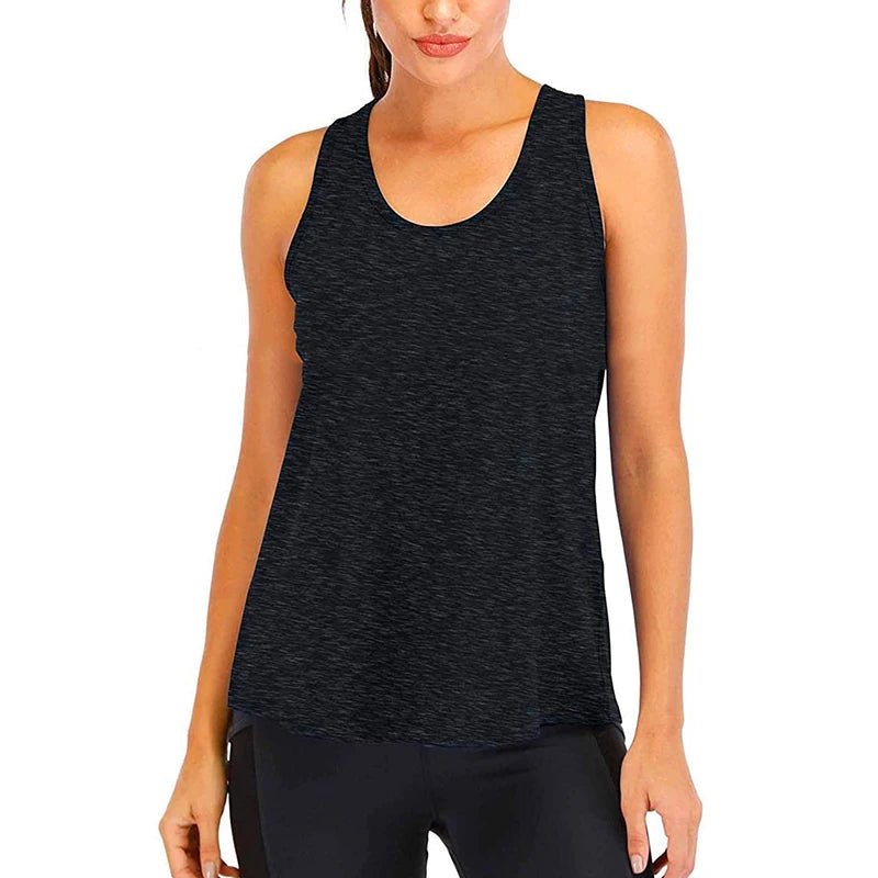 Yoga Shirt Female New Style T-Shirt Loose Fitness Tops Vest Women Sleeveless Sport Tee Quick - Drying Gym Running Workout Blouse - Clothesfassion.store