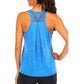 Yoga Shirt Female New Style T-Shirt Loose Fitness Tops Vest Women Sleeveless Sport Tee Quick - Drying Gym Running Workout Blouse - Clothesfassion.store