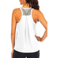 Yoga Shirt Female New Style T-Shirt Loose Fitness Tops Vest Women Sleeveless Sport Tee Quick - Drying Gym Running Workout Blouse - Clothesfassion.store