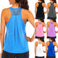 Yoga Shirt Female New Style T-Shirt Loose Fitness Tops Vest Women Sleeveless Sport Tee Quick - Drying Gym Running Workout Blouse - Clothesfassion.store