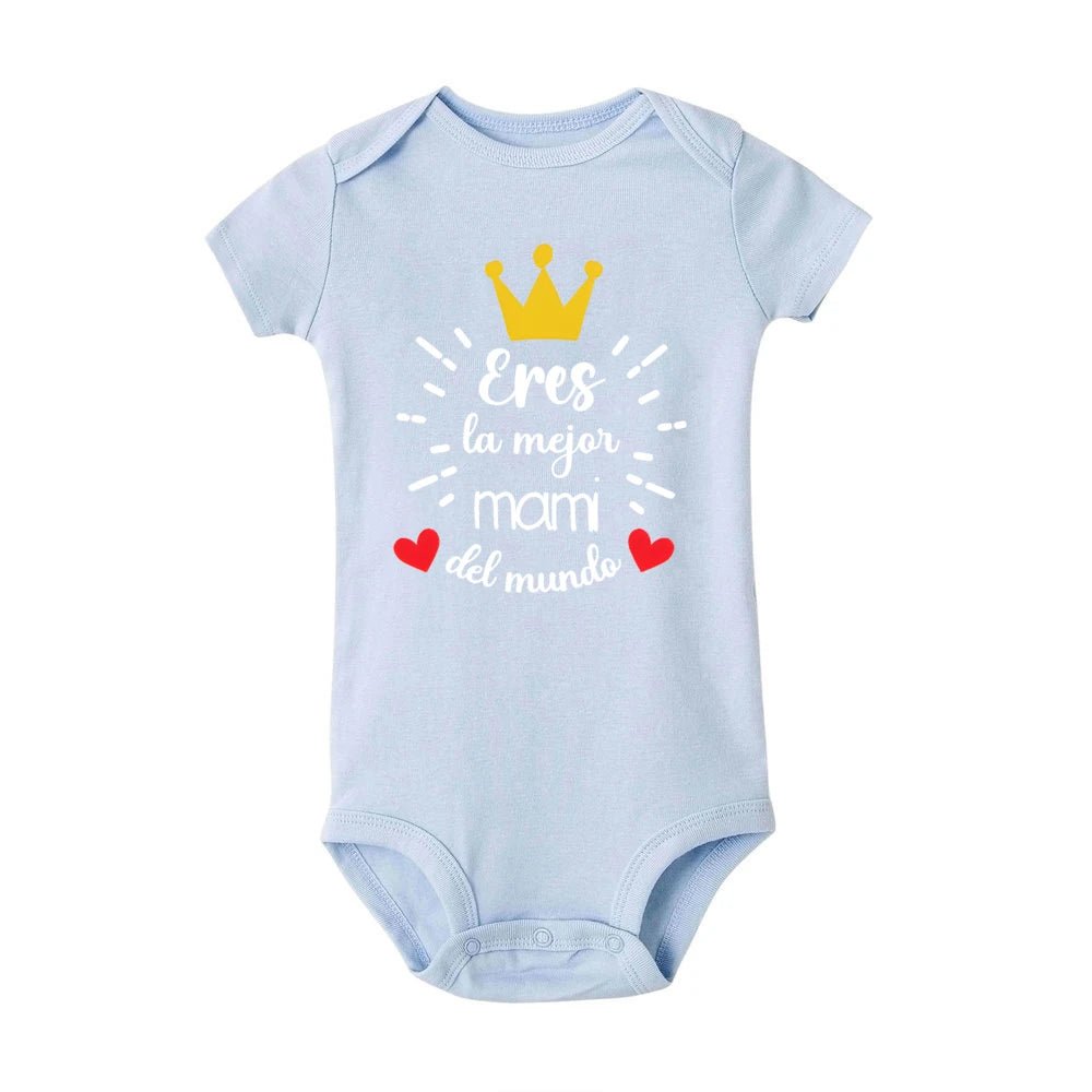 You Are The Best Mother in The World Baby Bodysuit Infant Romper Boys Girls Clothes Newbron Gift Mother's Day Gifts - Clothesfassion.store