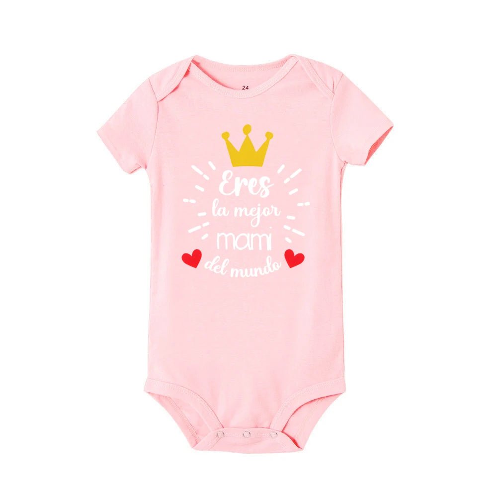 You Are The Best Mother in The World Baby Bodysuit Infant Romper Boys Girls Clothes Newbron Gift Mother's Day Gifts - Clothesfassion.store