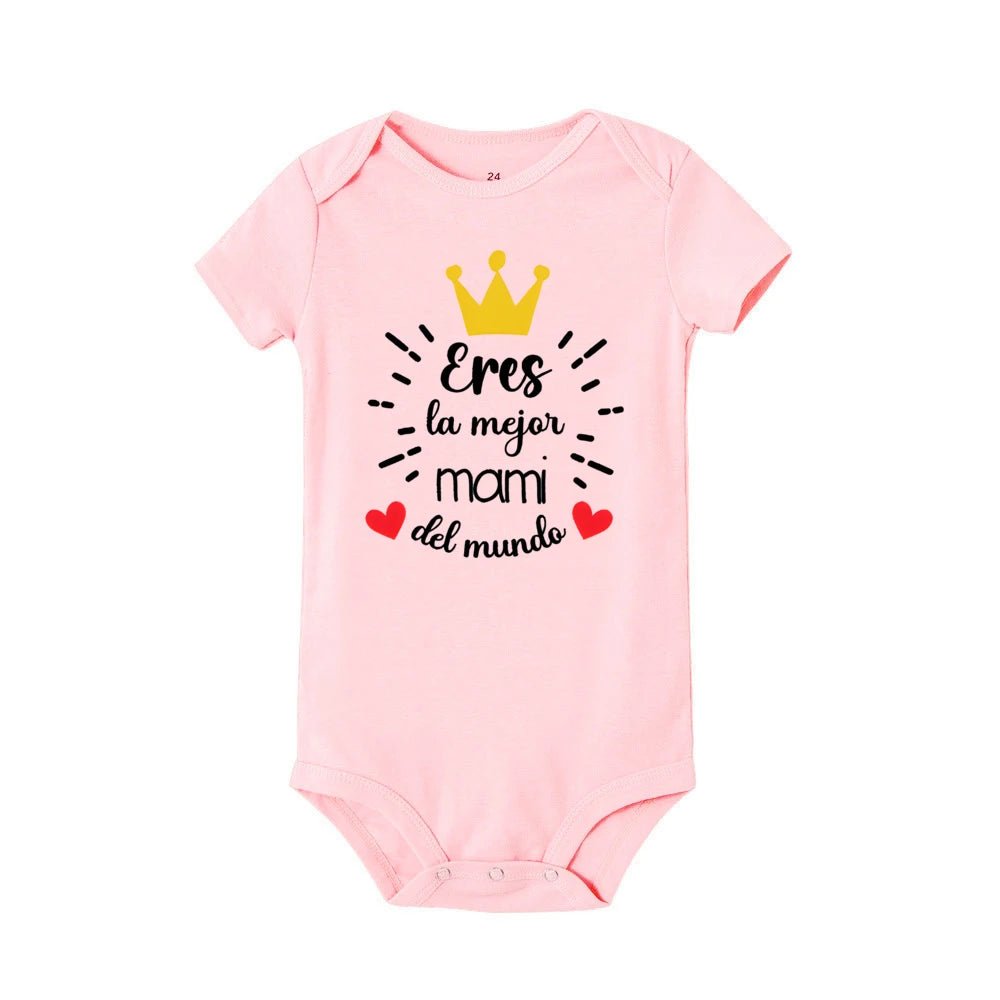 You Are The Best Mother in The World Baby Bodysuit Infant Romper Boys Girls Clothes Newbron Gift Mother's Day Gifts - Clothesfassion.store