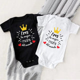 You Are The Best Mother in The World Baby Bodysuit Infant Romper Boys Girls Clothes Newbron Gift Mother's Day Gifts - Clothesfassion.store