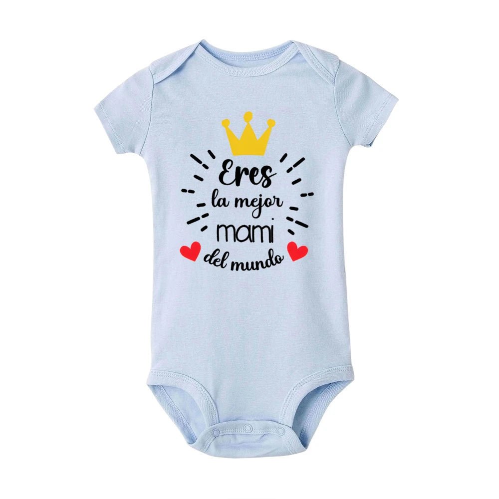 You Are The Best Mother in The World Baby Bodysuit Infant Romper Boys Girls Clothes Newbron Gift Mother's Day Gifts - Clothesfassion.store